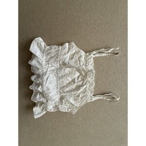 Dizzy Lizzy White Medium Blouse
